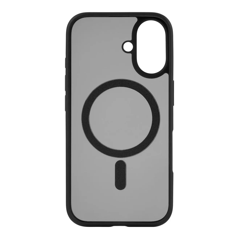 Чехол защитный uBear Cloud Mag Case iPhone 16, силк-тач, черный